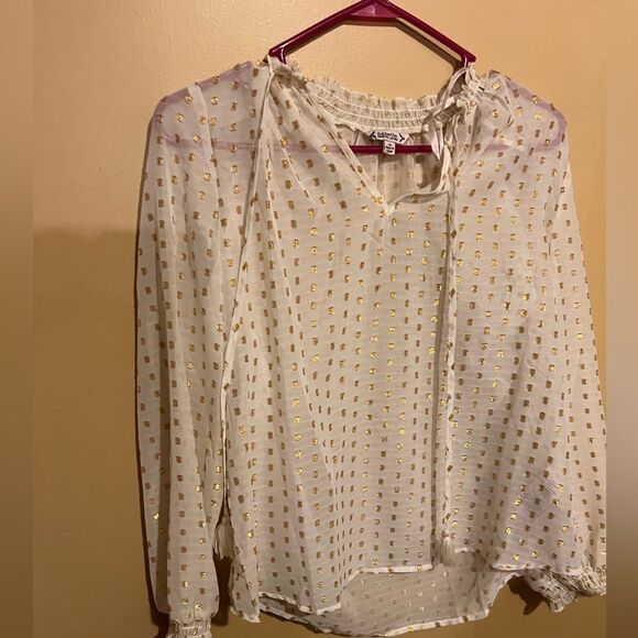 Nanette lepore medium sheer blouse - Picture 2 of 7